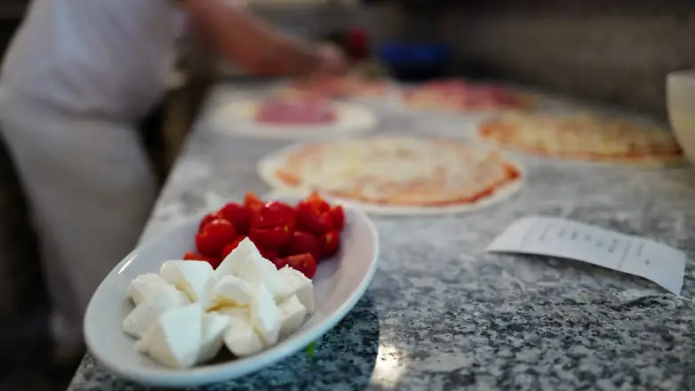 Tomates cerises et mozzarella