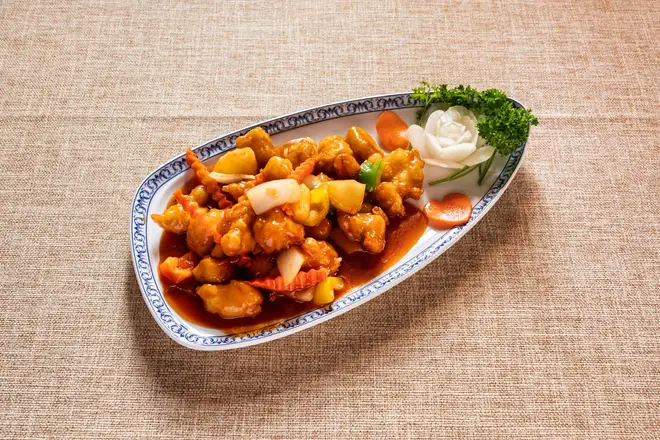 Poulet aigre-doux à l'ananas