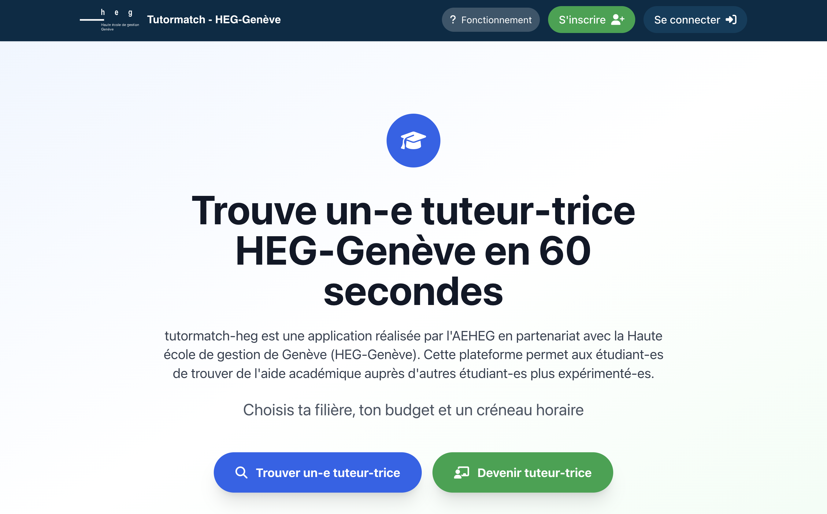 Tutormatch HEG