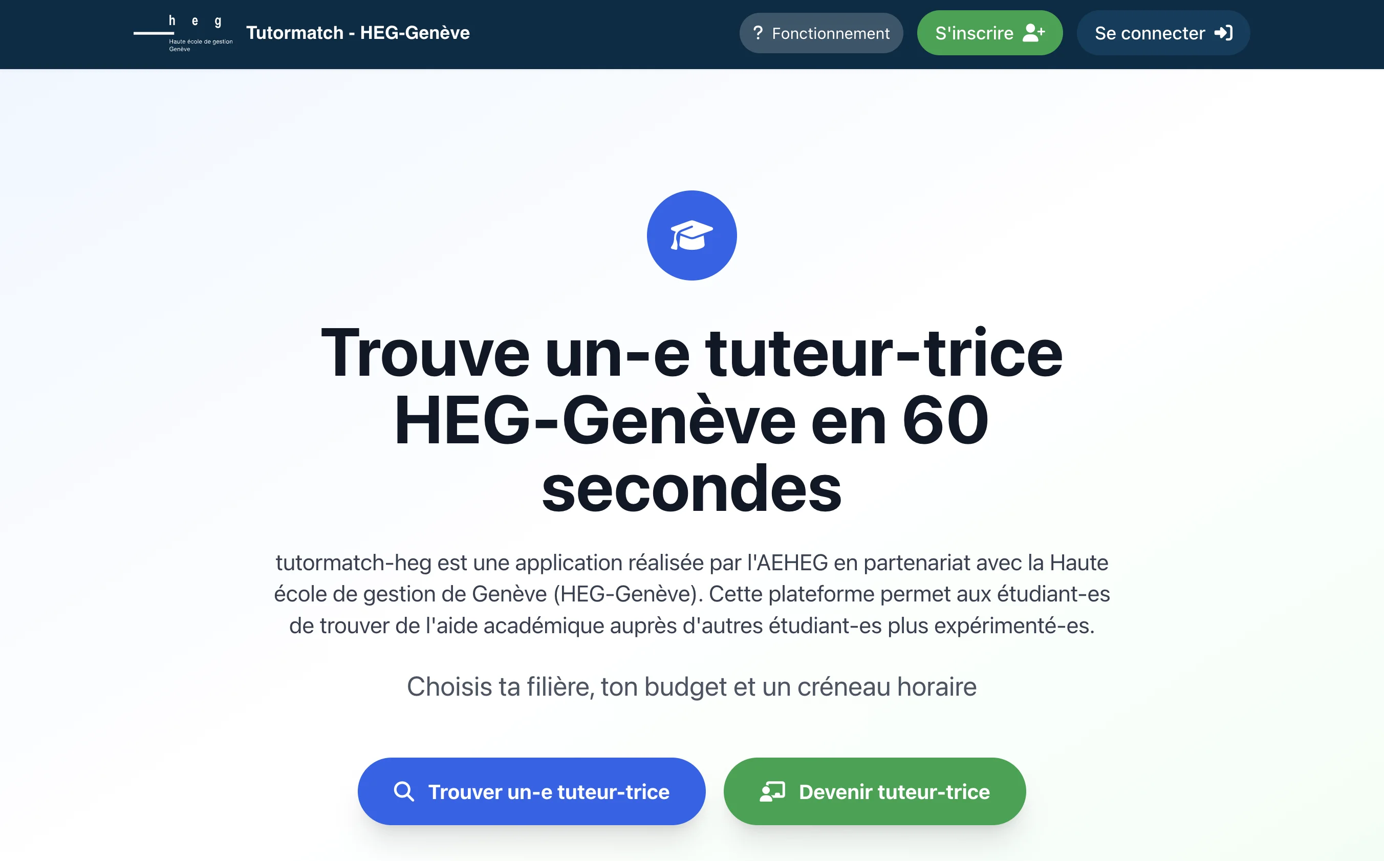 Tutormatch HEG